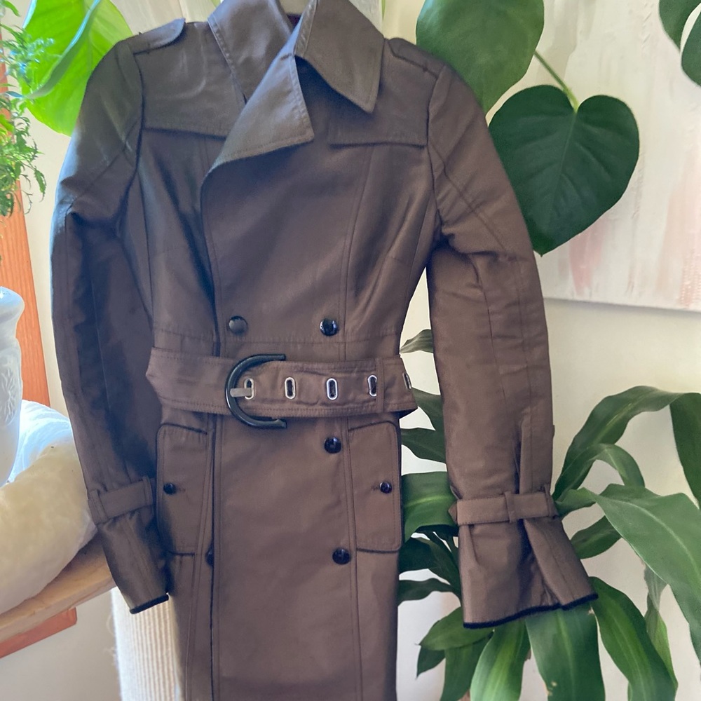 Costume National Trench Coat Size Small